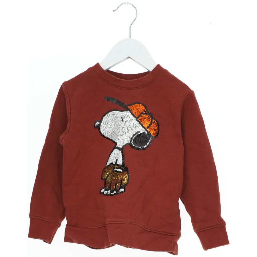 Snoopy sweatshirt med pasform fra H&M (str. 98)