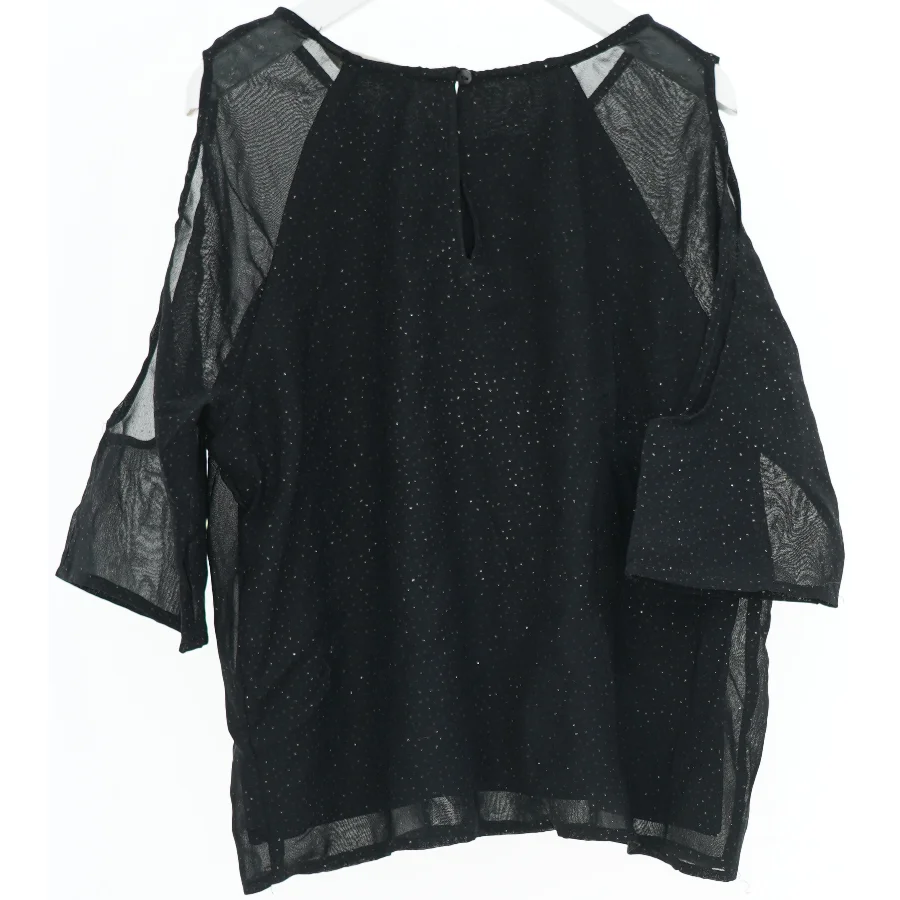 Sort mesh bluse fra H&M (str. 158)