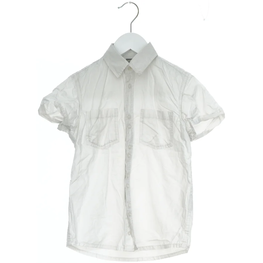 Hvid kortærmet skjorte fra Vertbaudet (str. 128)