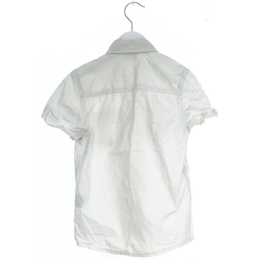 Hvid kortærmet skjorte fra Vertbaudet (str. 128)
