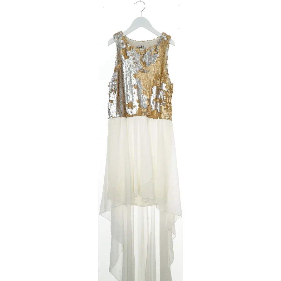 Festkjole med pailletter og chiffon fra Zack (str. 152)