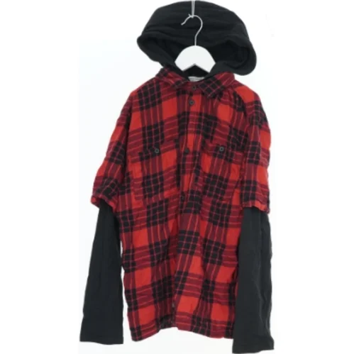 Skjorte med hætte og lange ærmer fra H&M (str. 152)