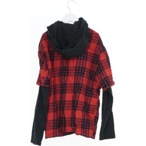 Skjorte med hætte og lange ærmer fra H&M (str. 152)