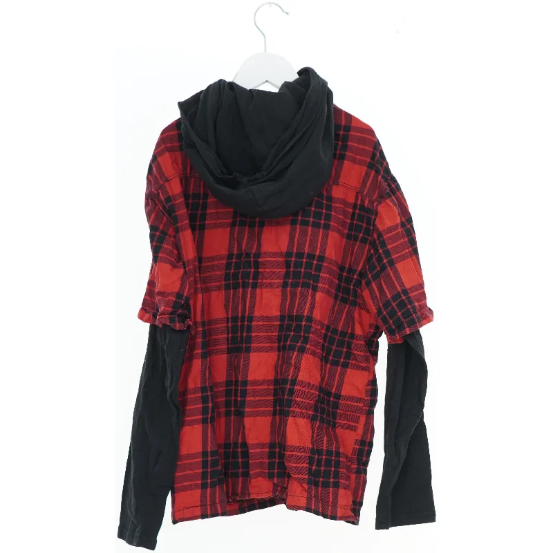 Skjorte med hætte og lange ærmer fra H&M (str. 152)