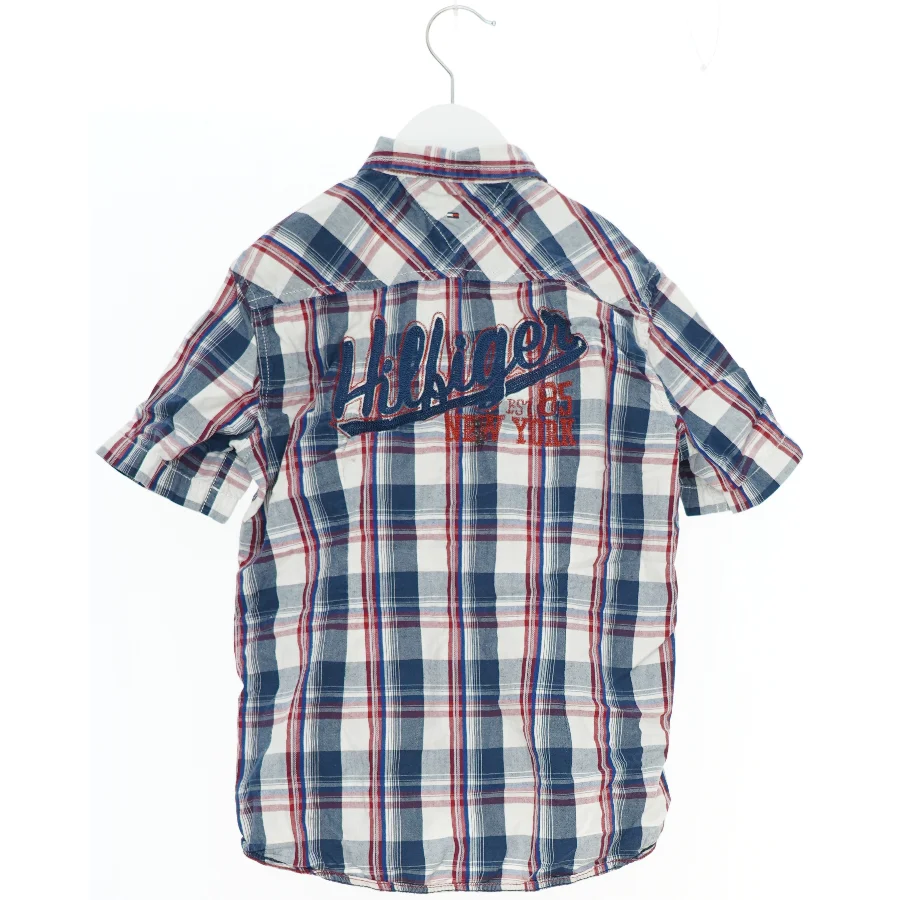 Kortærmet ternet skjorte fra Tommy Hilfiger (str. 140)