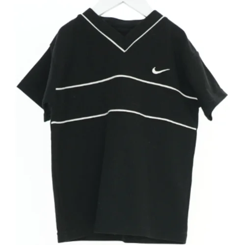 Sort Nike t-shirt med hvide striber fra Nike (str. 104)