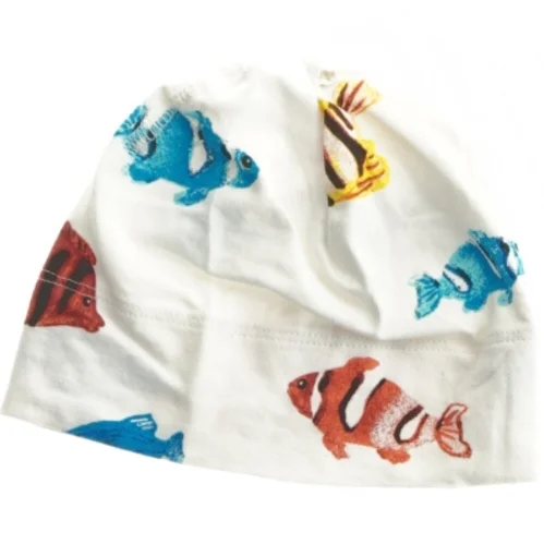 Børnehue med fiskemotiv fra H&M (str. 56)