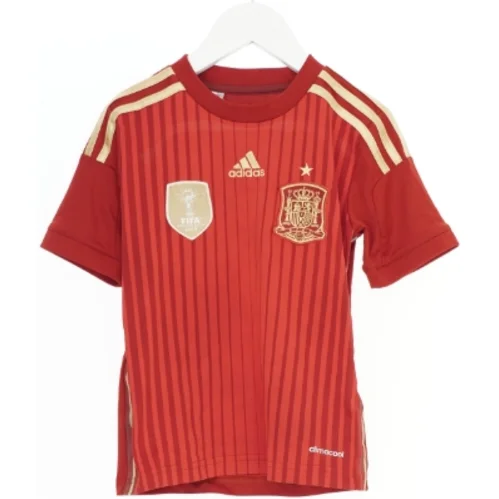 Spanske fodboldtrøje med navn og nummer fra Adidas (str. 128)