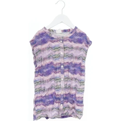 Flerfarvet bluse med knapper (str. 152)