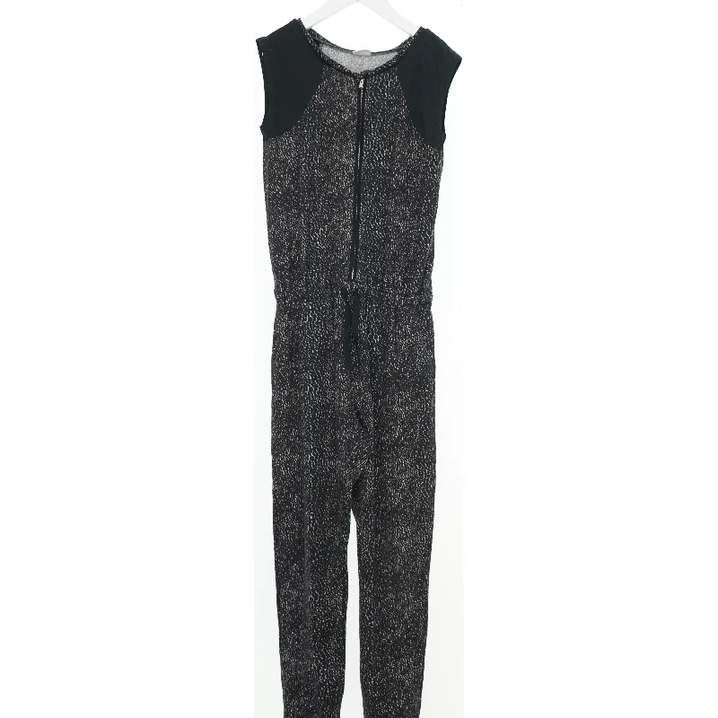 Sort mønstret buksedragt fra Name It (str. 140)