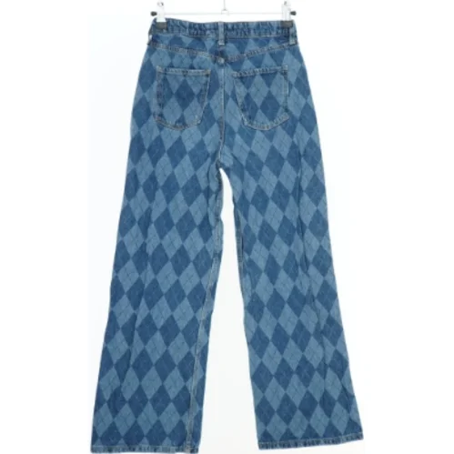 Rutede denim bukser fra H&M (str. 146)