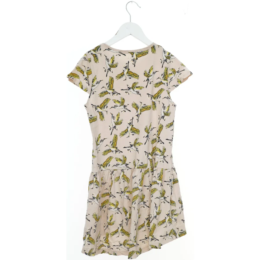 Kortærmet kjole med fugle print fra Name It (str. 146)