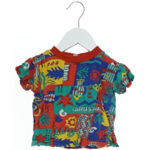 Farverig børne T-shirt fra Steffens (str. 68)