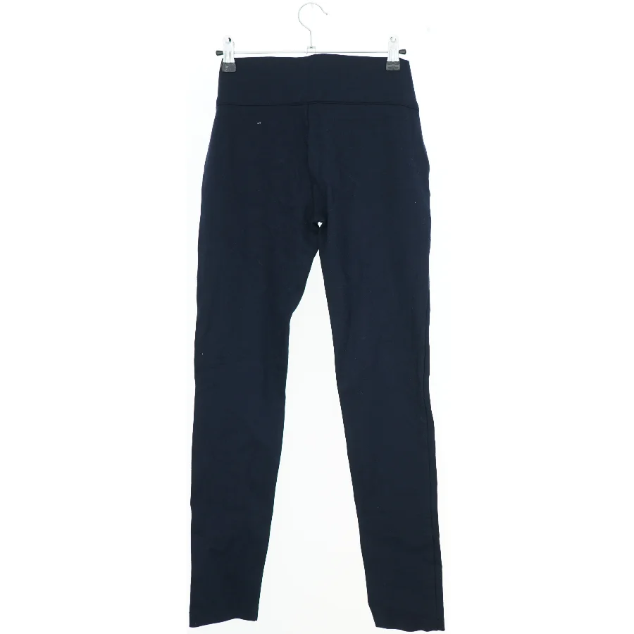 Mørkeblå leggings med lynlåse fra Zara (str. M)