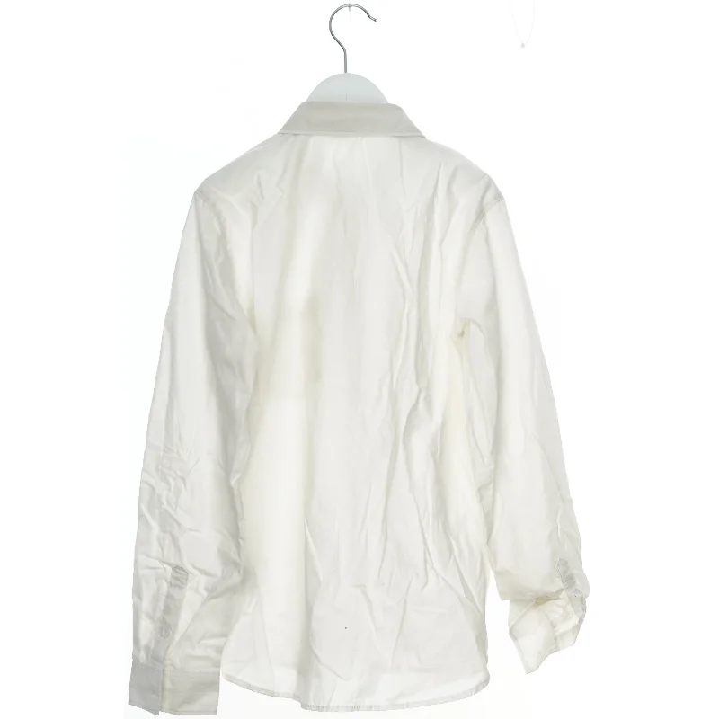 Hvid skjorte med knapper fra H&M (str. 152)