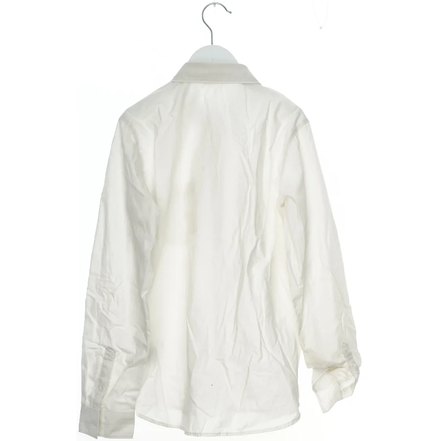 Hvid skjorte med knapper fra H&M (str. 152)