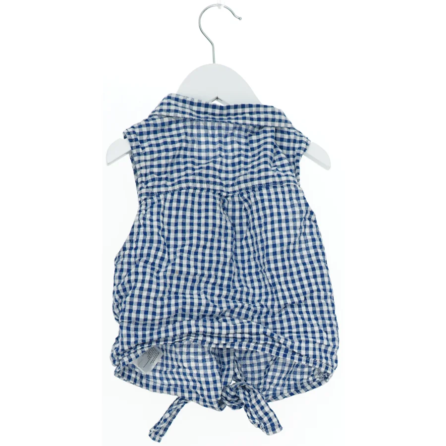 Bluse i blå og hvid tern fra H&M (str. 140)