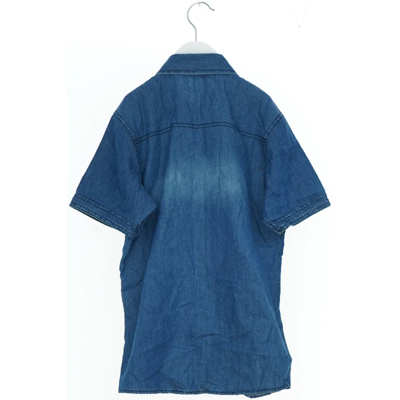 Denim skjorte med korte ærmer fra Tombis (str. 152)