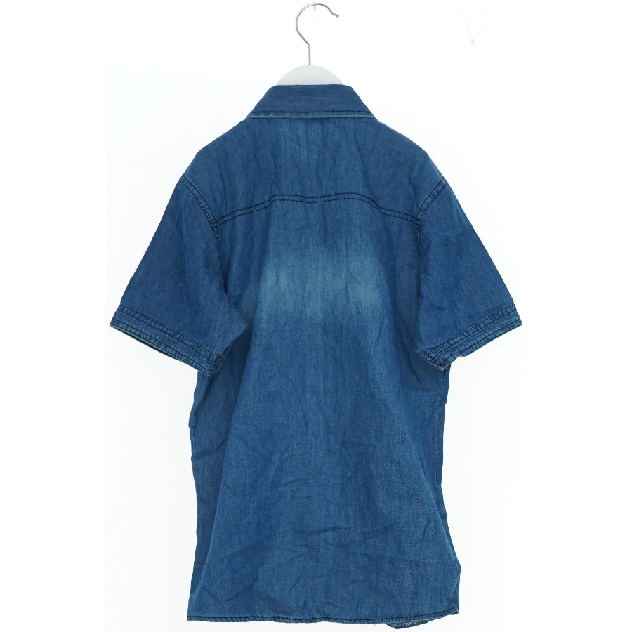 Denim skjorte med korte ærmer fra Tombis (str. 152)