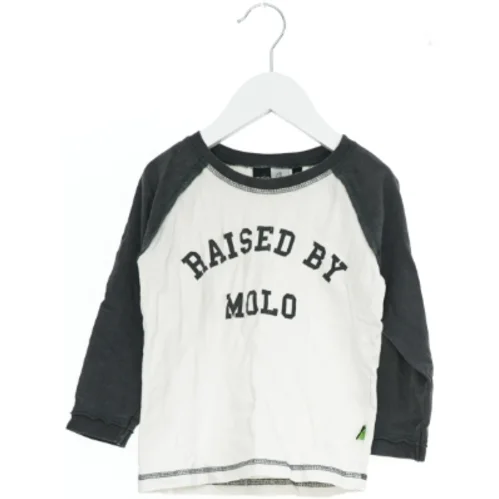 Langærmet T-shirt med tekst fra Molo (str. 98)