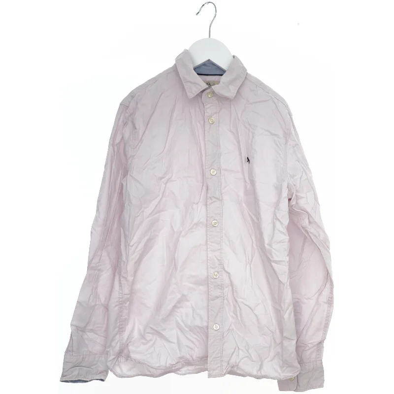 Lyserød skjorte med knapper fra Logg (str. 158)