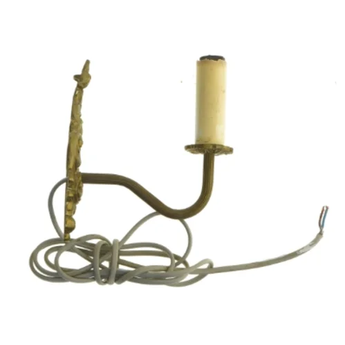 Vintage væglampe med ledning (str. 15x15 cm)