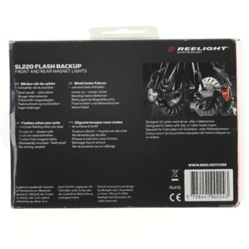 Reelight SL220 magnetiske cykellys fra Reelight