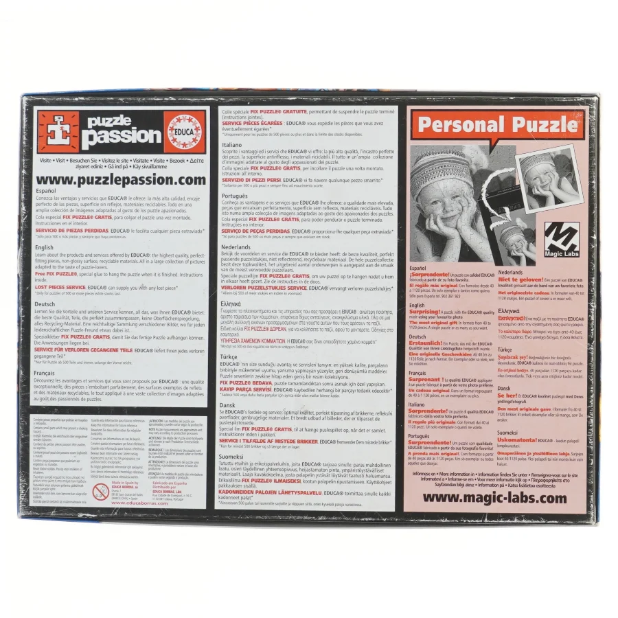 Disney puslespil 1000 brikker fra Educa (str. 1000 brikker 68x48 cm)