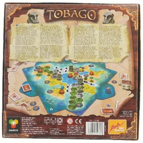 Tobago brætspil (str. 30x30 cm) Aldrig brugt