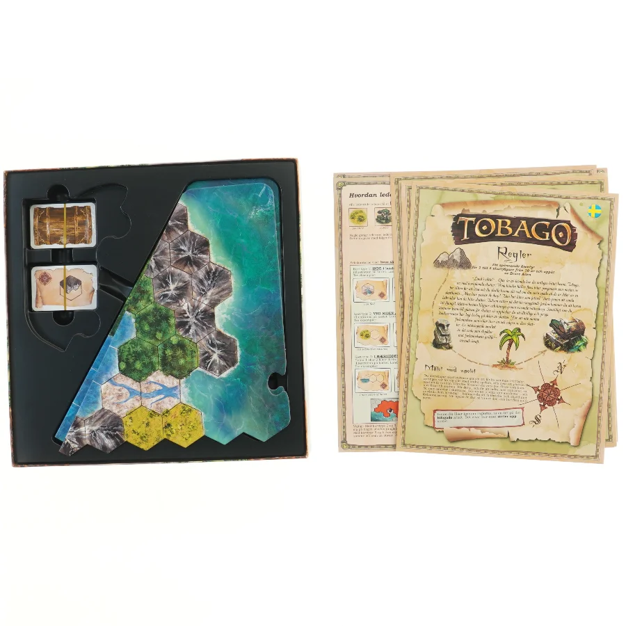 Tobago brætspil (str. 30x30 cm) Aldrig brugt