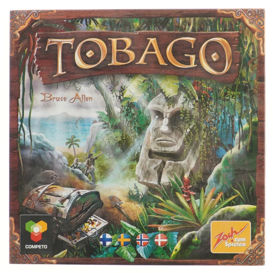 Tobago brætspil (str. 30x30 cm) Aldrig brugt