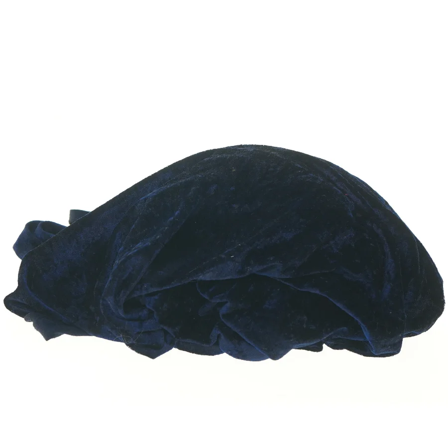 Stort blå velour dug (str. 142x256 cm)