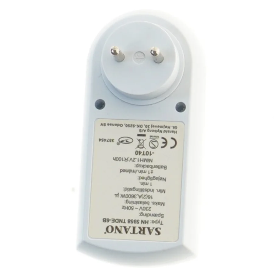 Digital timer stikkontakt fra Sartano (str. 13x6 cm)