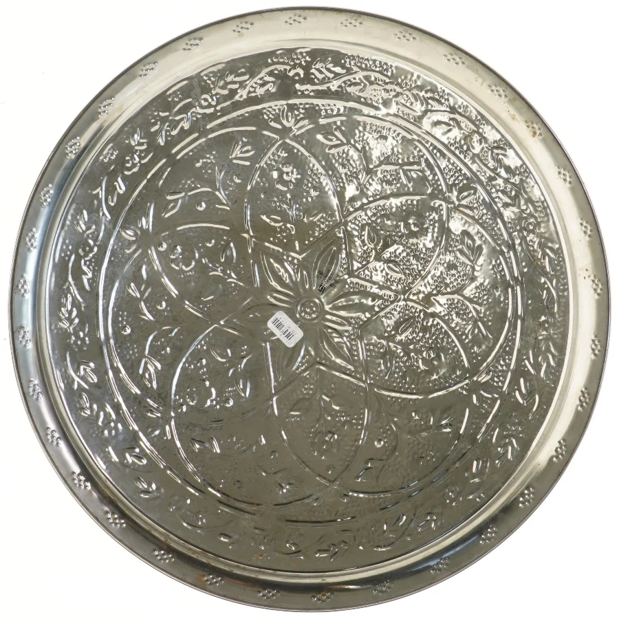 Dekorativt rundt fad (str. Ø 49 cm)