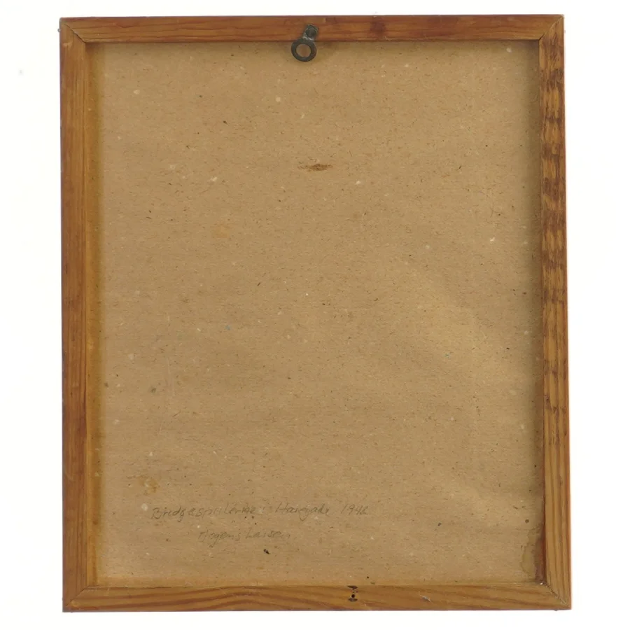 Kunsttegning i ramme (str. 24,5x21 cm)