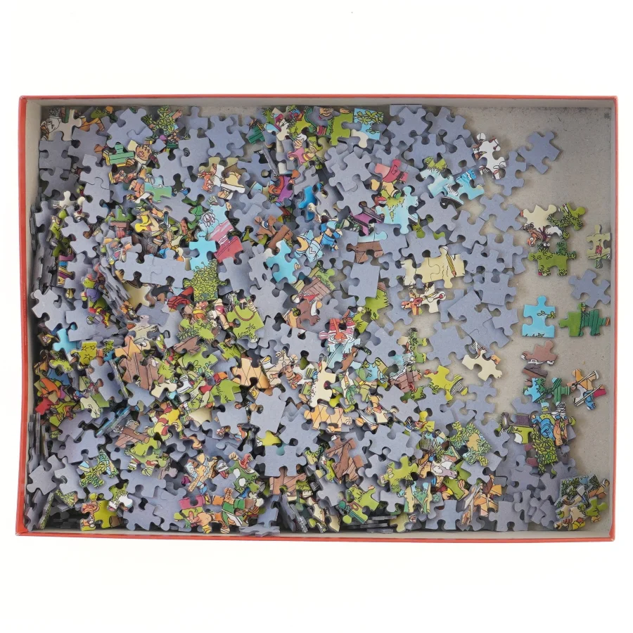 Jan van Haasteren 1000 brikker puslespil fra Jumbo (str. 1000 brikker 68x49 cm)