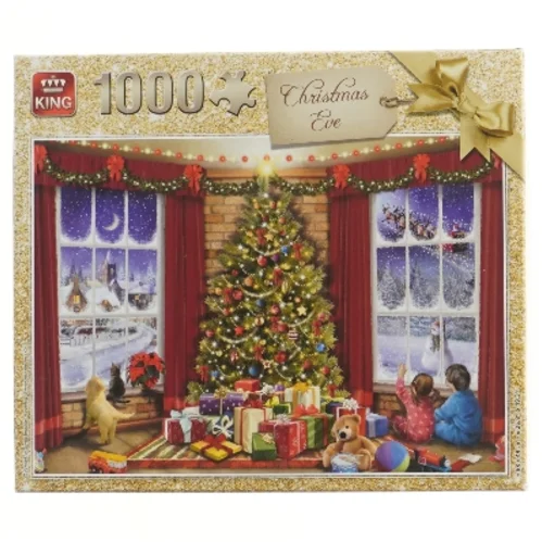 Puslespil med julemotiv, 1000 brikker fra King (str. 1000 brikker cm)