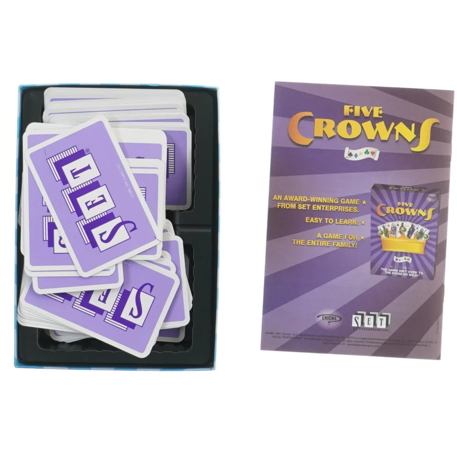 Set kortspil fra Enigma (str. 18x13 cm)