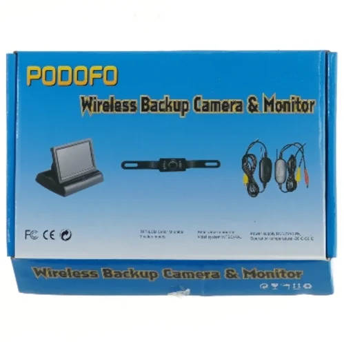 Trådløst bakkamera og skærm