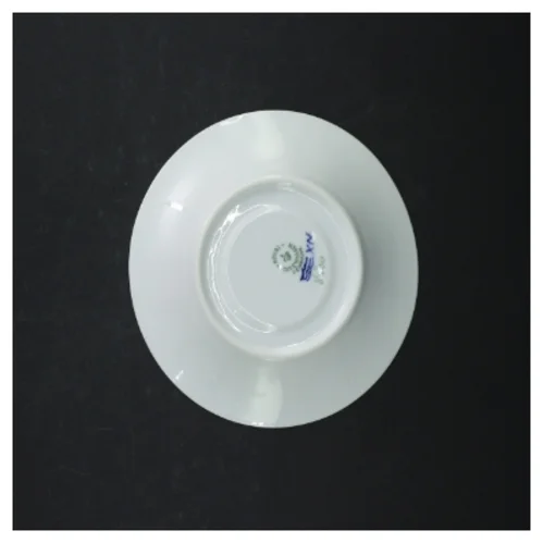 Porcelænunderkop/lille skål med blå blomst mønster fra Royal Copenhagen (str. Ø. 15 cm)