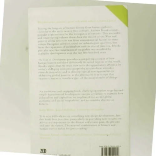 The end of development : A global history of poverty and prosperity af Andrew Brooks (Bog)