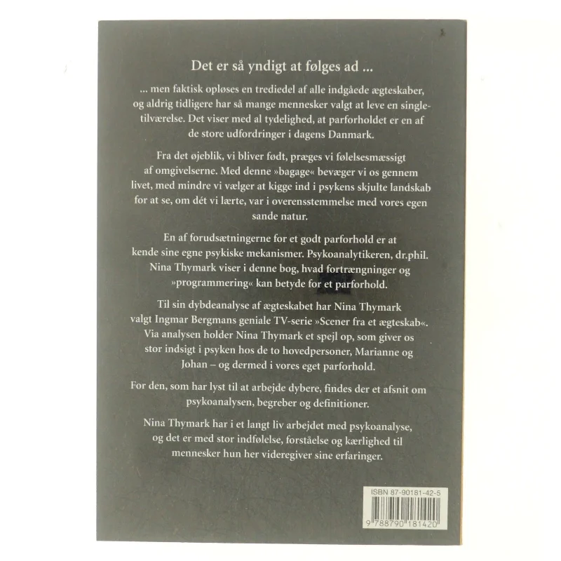 Ægteskab - partnerskab - samliv af Nina Thymark (Bog)