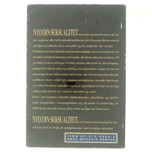 Nyd din seksualitet af Julia R Heiman & Joseph Lopiccolo