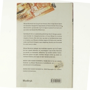 Mænd Der Hader Kvinder af Stieg Larsson (Bog)