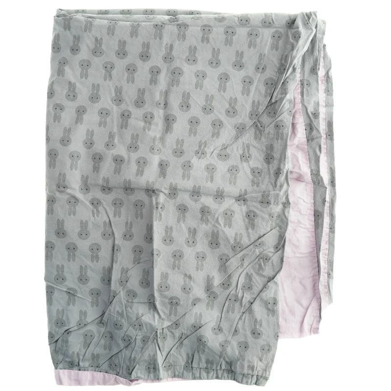 Børnesengetøj med kanin-print (str. 90 x 130. cm)