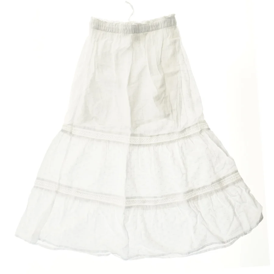 Hvid nederdel med elastik fra H&M (str. 146)