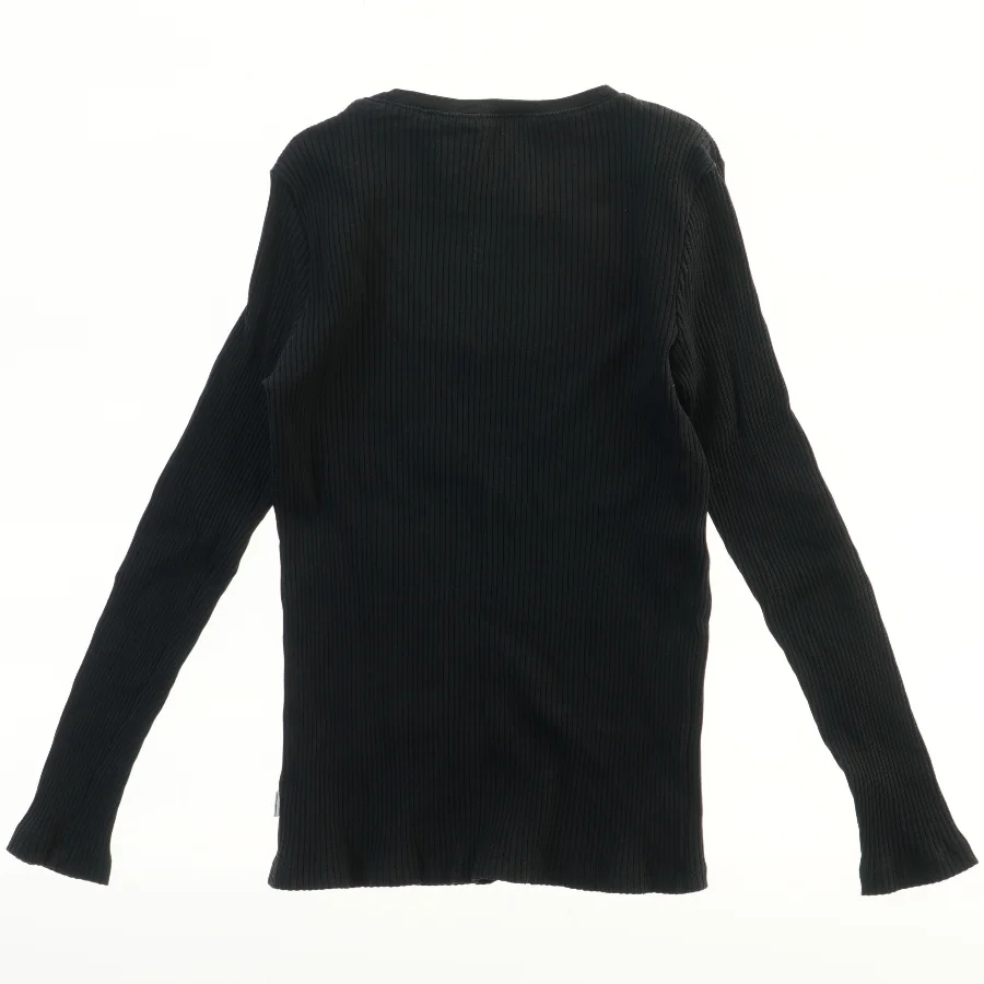 Langærmet ribbet trøje fra Lindex (str. 128)