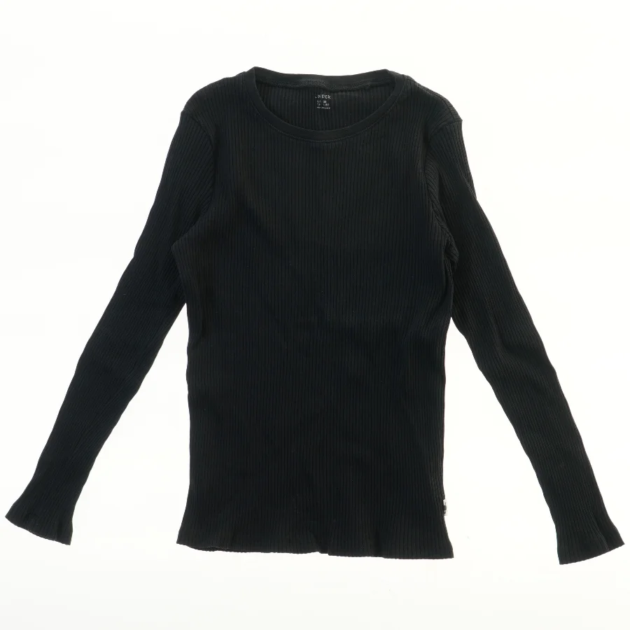 Langærmet ribbet trøje fra Lindex (str. 128)