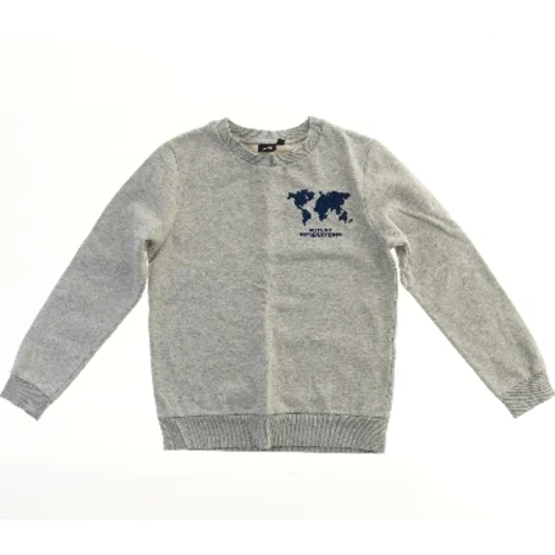 Grå sweatshirt med print fra LMTD (str. 146)