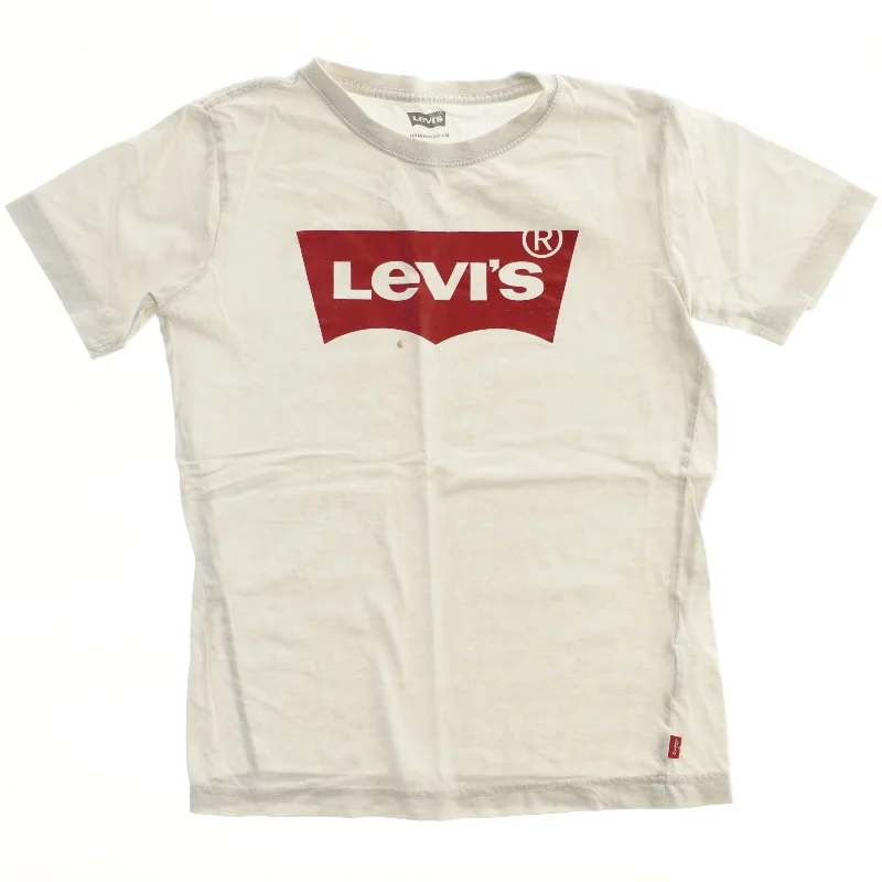 Hvid T-shirt med logo fra Levis (str. 152)